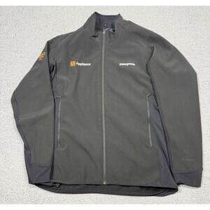 Patagonia Jacket Womens Medium Gray Full Zip Softshell Polartec STY83455
